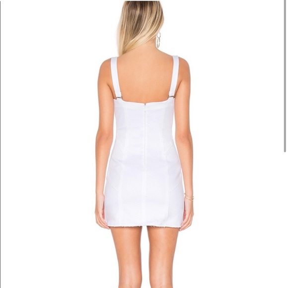 For Love and Lemons FL&L Monika Eyelet Mini Dress White L EUC - Picture 5 of 7